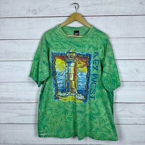 Vintage Key West Florida Tie Dye T-Shirt 2XL
